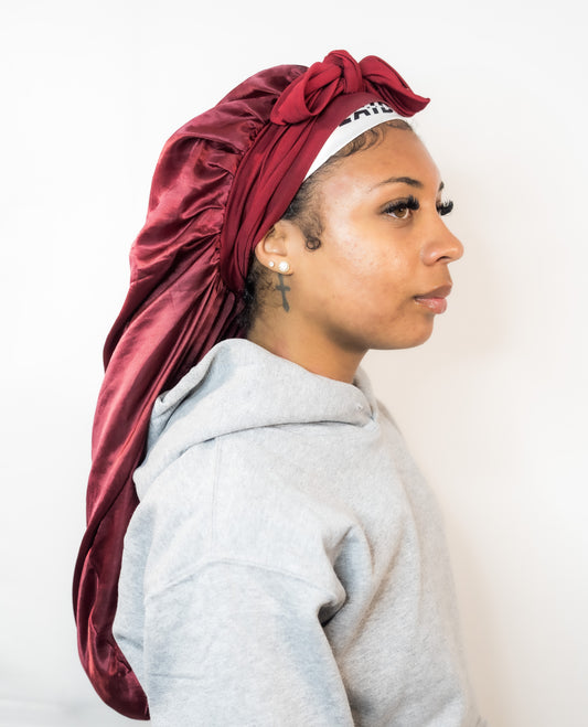 Satin Braid Bonnet